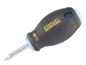 STANLEY 0-65-408 FatMax Stubby Screwdriver Pozidriv Tip PZ1 x 30mm STA065408