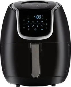 Power XL Vortex Air Fryer 2.8L - 4-In-1 Digital Air Fryer - 360 Degree Cyclonic Air Technology - 8 Pre-Set Functions - Makes Cooking With Less Oil &