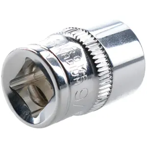 9/16" AF SAE Imperial Socket 3/8" Drive 12 Point Shallow Depth Chrome Vanadium Steel