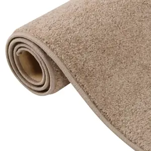 Rug Short Pile 160x230 cm Brown