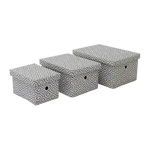 3 Piece Paper Decorative Box Set