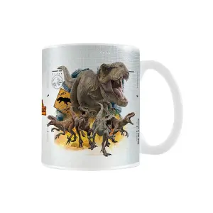 Juric World: Dominion T-Rex Mug White/Brown/Yellow (One Size)