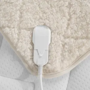 Electric Teddy Fleece Under Blanket Sheet Heated Mattress Topper - 120 x 135cm