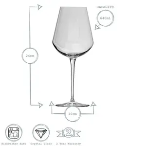 Inalto Uno Red Wine Glasses 640ml / 12