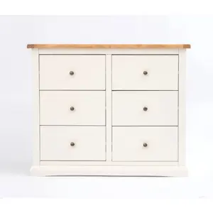 Castelli 6 Drawer Chest of Drawers Brass Knob