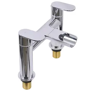 SunDaze Waterfall Bath Filler Tap Chrome Bathroom Lever Faucet