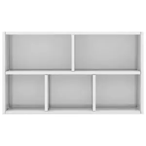 Berkfield Book Cabinet/Sideboard High Gloss White 50x25x80 cm Engineered Wood