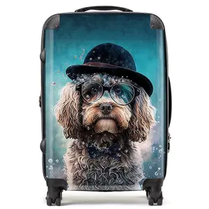 Cockapoo Dog Splashart Suitcase - Medium