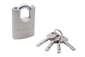 Blue Spot Tools - 40mm Shrouded Satin Finish Padlock