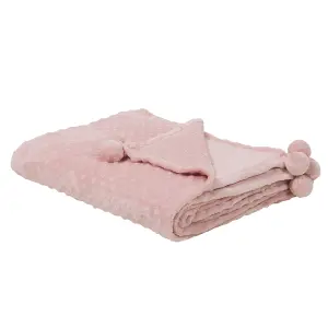 Blanket SAMUR 200 x 220 cm Pink