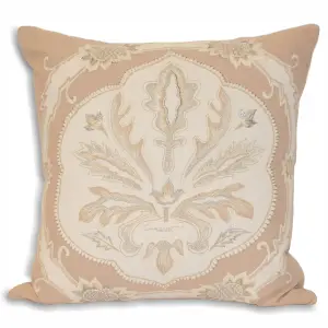 Paoletti Margaux Embroidered Polyester Filled Cushion