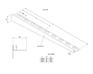 ILCOM SLOPED FLOOR SHOWER PROFILE LKP 11mm x 1800mm x 0.6mm Gold Polished Stainless Steel