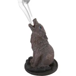 Lisa Parker Wolf Incense Cone Holder May Vary (One Size)