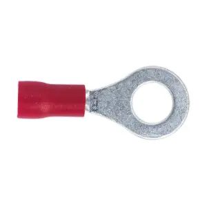 Sealey Easy Entry Ring Wire Terminal 6.4mm Electrical Red Pack of 100 Pcs RT26