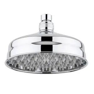 ENKI Chrome Traditional Brass Shower Head 150mm