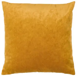 Throw Pillow Cover Mustard / Square / 50cm H x 50cm W x 1cm D