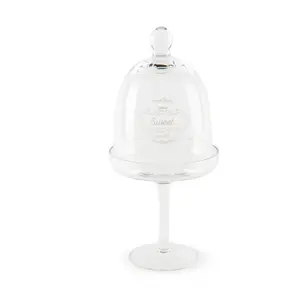 "FINE QUALITY" CAKE STAND WITH COVER 26 CM