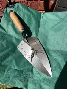 Crompton Brick Trowel 10 Philadelphia Cork Handle (Personally Engraved)