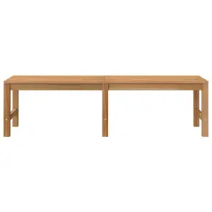 Berkfield Garden Bench 150 cm Solid Teak Wood