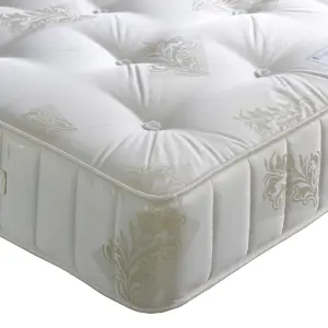 Ortho Classic Orthopaedic Silver Plush Velvet Divan Set Small Single