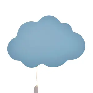 Litecraft Blue LED Cloud Glow Kids Wall Light