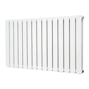 G-Rad White Double Flat Panel Horizontal Radiator - (H) 600 x (W) 1020mm