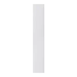 GoodHome Stevia Gloss grey Slab Tall wall Cabinet door (W)150mm (H)895mm (T)18mm