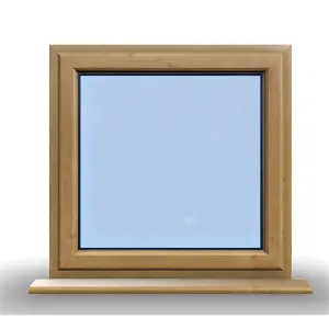 945mm (W) x 995mm (H) Wooden Stormproof Window - 1 Window (Opening) - Toughened Safety Glass