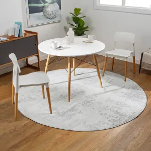 VICTOIRE Round Modern Abstract Area Rug 160 x 160 cm