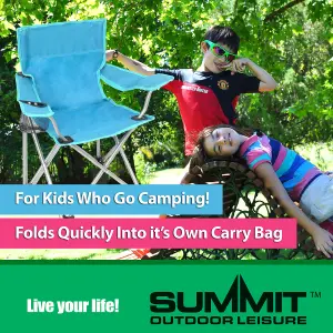 Blue Junior Folding Chair - Camping