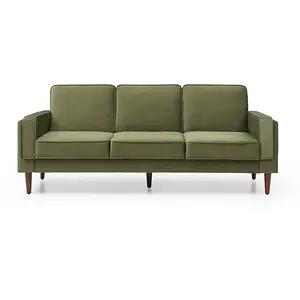 Toby Sofa Bed Olive Velvet In Athena Olive Velvet