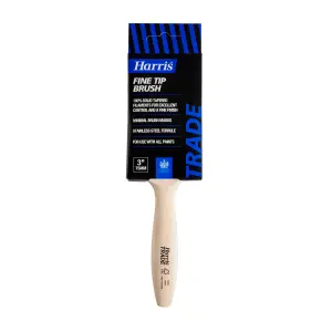 Harris Trade Emulsion & Gloss 3" Fine tip Comfort Paint brush, Pack of 1