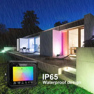 ExtraStar 50W LED Flood Light RGB remote IP65