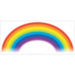 RoomMates Over The Rainbow Giant Peel & Stick Wall Decals