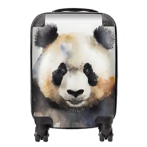 Panda Watercolour Suitcase - Mini Cabin