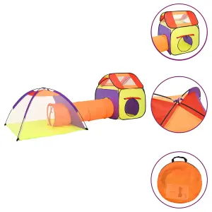 Berkfield Children Play Tent with 250 Balls Multicolour 338x123x111 cm