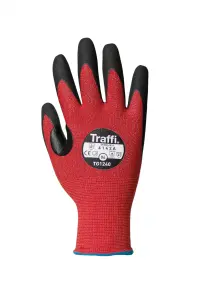 Traffi TG1240 LXT Cut A MicroDex Nitrile Glove Pack of 10 Size 11