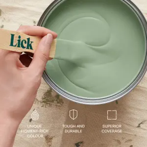 Lick Green 14 Eggshell Emulsion paint, 2.5L