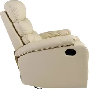 Upholstered Recliner Latitude Run Upholstery Colour: Cream