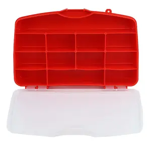 Dekton Midi 12 Compartment Box Storage Tool Organiser Case Screw Nail Nut Bolt