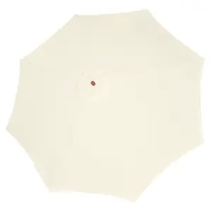 Berkfield Parasol 300x258 cm Sand White