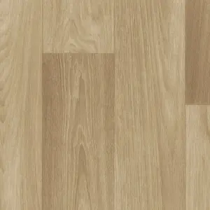 Beige 577 Contract Wood Effect Commercial Vinyl Flooring For Office, Shop, Waterproof Lino Flooring-5m(16'4") X 2m(6'6")-10m²