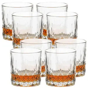 Queensway Home & Dining 330ml 8 Pcs Drinking Whiskey Tumblers Glasses Set