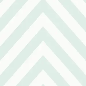 Holden Decor Chevron Soft Teal Chevron Geometric Print Smooth Wallpaper