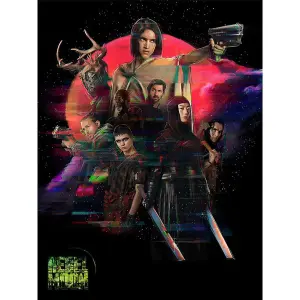 Rebel Moon Stand Together In Battle Canvas Print Multicoloured (40cm x 30cm)