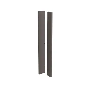 Kitchen Kit Corner Post 720mm Slab - Super Gloss Graphite