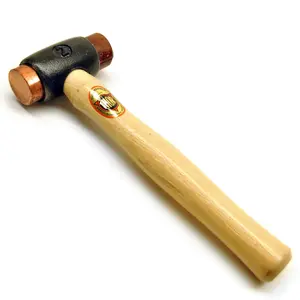 Thor 2 Copper & Rawhide Faced Hammer / Hide Mallet Dead Blow