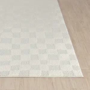 IRINA Skandi Checkered Area Rug 160 x 213 cm