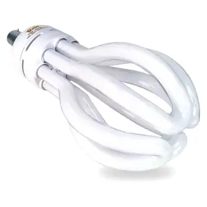 Simpa Bright White Energy Saver Spiral CFL Light Bulb 105W 4U B22