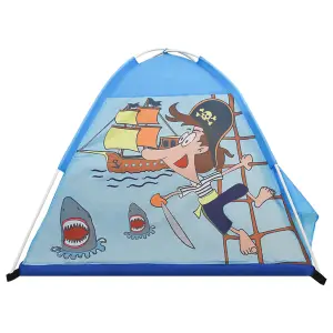 Berkfield Children Play Tent with 250 Balls Blue 120x120x90 cm